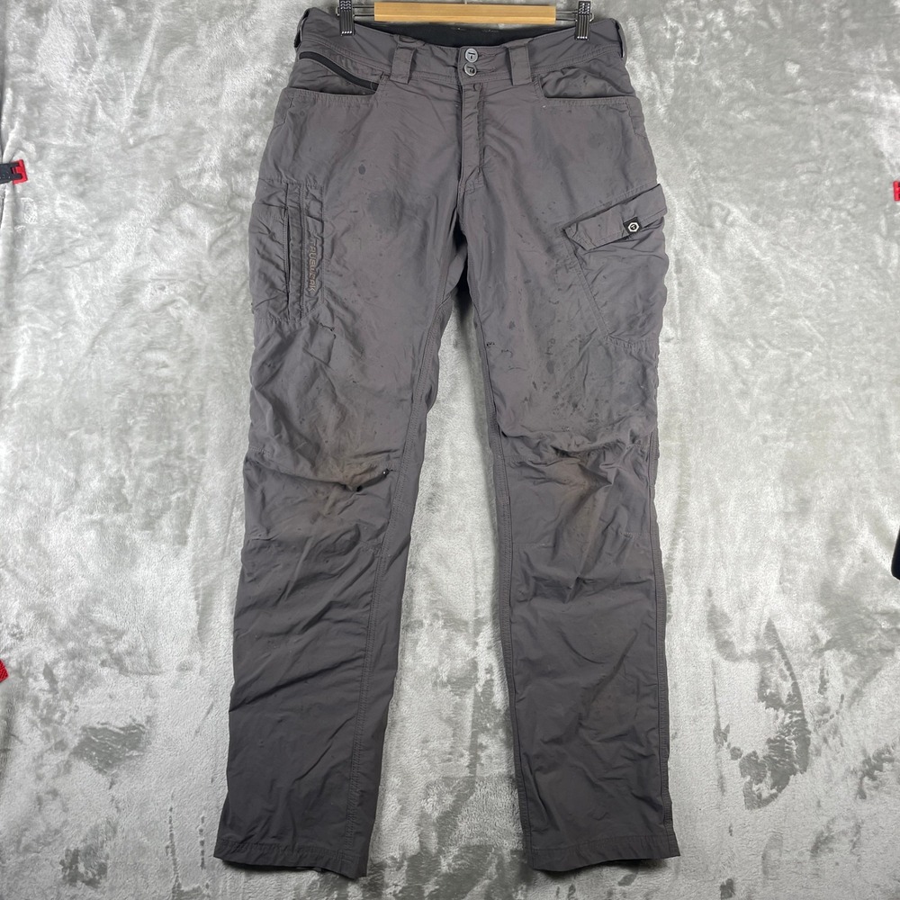 Truewerk T1 Werkpant Men 32x34 Grey Technical Workwear Cargo Pants Heavy Wear